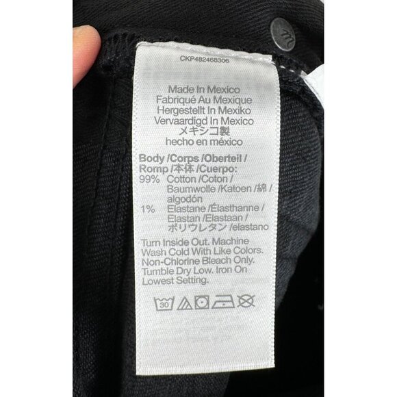 Madewell mens Slim Jeans black sz 28x32 everyday flex - Picture 10 of 12